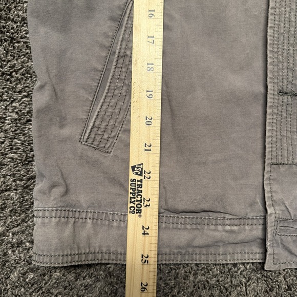 Levi's Bomber Jacket Women's L Olive Green Full Zip Buttons - Picture 4 of 9